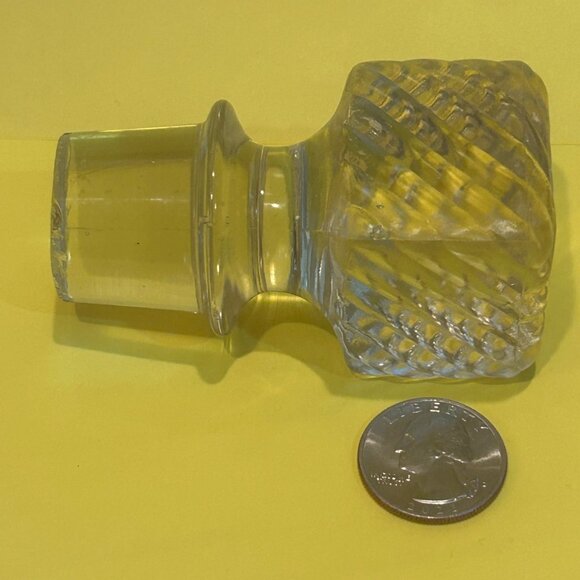 Clear Glass Bottle Stopper for Decanter VINTAGE - Picture 2 of 11